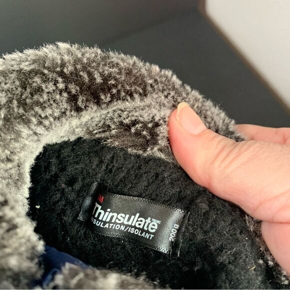 Nova Mountain Thinsulate Navy Gray‎ Kids Snowboots - Picture 7 of 9